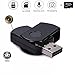 Produktbild codomoxo® Schlüsselanhänger Schlüssel USB mit Mini Kamera Spion HD Infrarot Bewegungserkennung USB-Stick ausziehbarem Micro-Video Recorder mit seinem, 8 Go