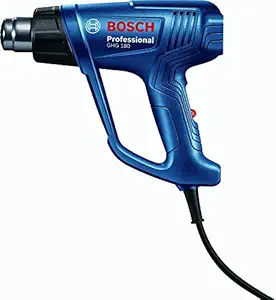Bosch Professional GHG180 Plastic Heat Gun 1800W with Double Insulation and Overheat Protection (Blue)
