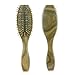 QYGZ Professional Handmade Natural Green Sandalwood Hairbrush with Wood Handle, Magic Detangling Hair Brush Scalp Massager for Fine Dry Thick Thin Long Coarse Frizzy Matted Knotted Hair