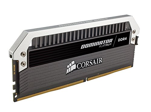 Corsair CMD32GX4M4B3466C16 Dominator Platinum DDR4 32 GB (4 x 8 GB ) 3466 MHz C16 XMP 2.0 Enthusiast Desktop Memory Kit with Dominator Airflow LED Fan Kit