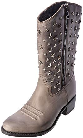 Sancho Boots Women's Leather Zip Cowboy Boot (VS10764)