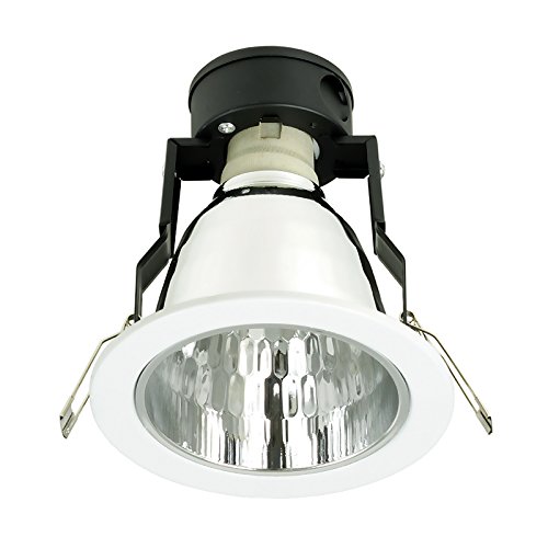 Preisvergleich Produktbild HAMMERPREIS! E27 Downlight Büroleuchte Deckenlampe Einbaulampe Spot Einbaurahmen 9W Weiss