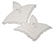 NURSERY TIME BABY HOODED PONCHO (12-18 MONTHS, WHITE)