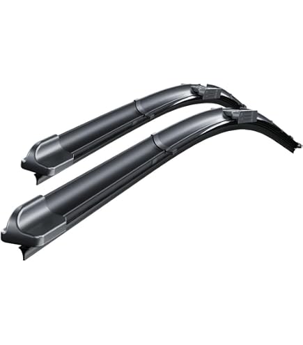 Tergicristalli Anteriori LHD Per Jeep Compass MP/552 (2016-2020) – Set Spazzole 24" + 18" In Gomma Naturale, Silenziose, Aerodinamiche - 2