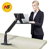 LIBRE Y ORDENADO - con el NB North Bayou soporte del monitor, puede ajustar libremente la posición del monitor cuando necesite. Y la gestión de cables ocultas proporciona una solución más limpia y ordenada.