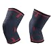 Produktbild Atmungsaktiver Stoff Knieschoner, Volleyball Fussball Basketball Kniebandage Knieorthese Kreuzbandriss Links Mit Gelenk Für Damen Herren Kinder Mädchen