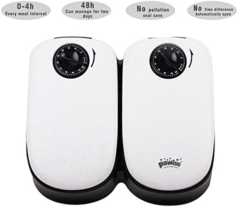 Automatic Pet Feeder ,Minve Intelligent Pet Timing feeder Dispenser,600ml (27*7*24)