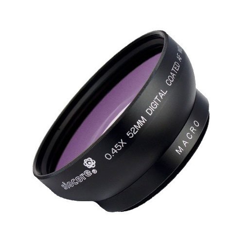 détail Siocore 0,45 x convertisseur Grand Angle Avec Macro de lentille de pour Sony Mavica CD200, Mavica CD300, Mavica CD400, Mavica CD500, DSC-F828, S85 DSC-L1 S75 et S70