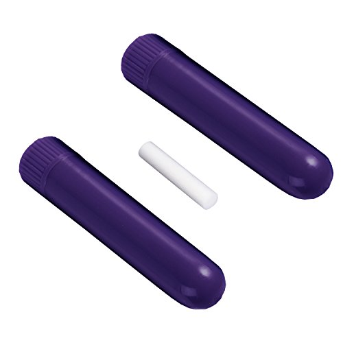 eBoot 24 Sets Ätherisches Öl Aromatherapie Röhren Inhalator Sticks Leer Nasen Inhalatoren und 2 Stück Polyethylen Pipette, 6 Farben - 4