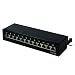 Produktbild LogiLink Professional Cat.6A (500 MHz) Patchpanel - Verteilerfeld, Tisch/Wand/Desktop, STP (geschirmt) 12-Port (RJ45)