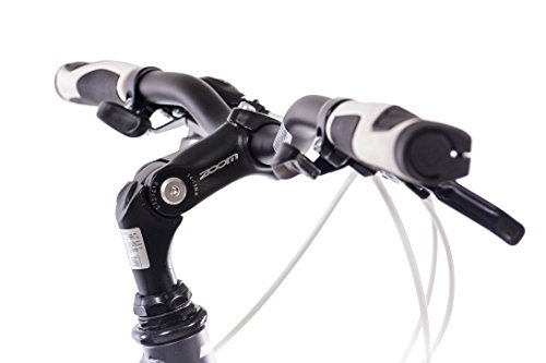 28″ Zoll LUXUS ALU CITY BIKE TREKKINGRAD HERRENFAHRRAD CHRISSON INTOURI GENT mit 24G SHIMANO schwarz matt - 6