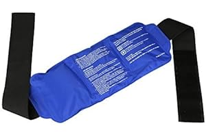 LEADSTAR Poche de Gel Réutilisable Gel à Glace à Froid Chaud avec Emballage Réglable pour Soulagement Douleur et Blessure Sportive (Ice Pack - A)