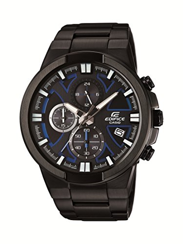 Casio Herren-Armbanduhr Edifice Analog Quarz Edelstahl EFR-544BK-1A2VUEF Casio Herren-Armbanduhr Edifice Analog Quarz Edelstahl EFR-544BK-1A2VUEF