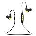 Produktbild MoKo Wireless Kopfhörer - Bluetooth 4.1 Sport leicht Stereo Earphone In Ear Ohrhörer Headset Headphone mit lautstärkeregler/Earbuds/Mikrofon für IOS/Android Handy, Tablets, MP3/4 Players, Schwarz/Gelb