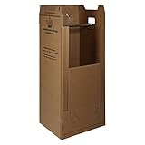  3 neue Kleiderboxen 600 x 510 x 1350 mm / Qualität: 2.60 BC (doppelwellig) / inkl. Kleiderstange / für Umzug Kleider Transport Verpackung Karton Kiste Kleidung