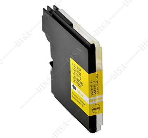 10 x Tintenpatronen kompatibel zu LC-980 / LC1100 Brother DCP Serie DCP-185C / DCP-195C - 4