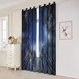 Der Blickdichte Stoff isoliert 70-90% Sonnenlicht, damit dieser Vorhang Ihre Zimmer verdunkelt