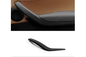Hacreyatu Coperchio della Maniglia della Porta Interna Destra dell'automobile per B-M-W X1 E84 2010-2016 (destra, nero)
