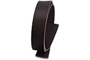 MG Lavorazione Artigianale Striscia in Cuoio per Cinture, Altezza: 50 mm, Lunghezza: 125 cm - Colore: Testa di Moro