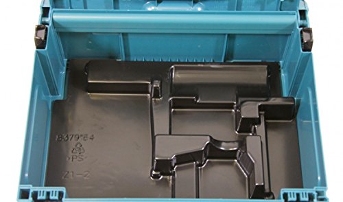 Makita MAKPAC 2 Systemkoffer – mit Einlage für 14 V und 18 V Schrauber BHP / DHP / BDF / DDF - 3