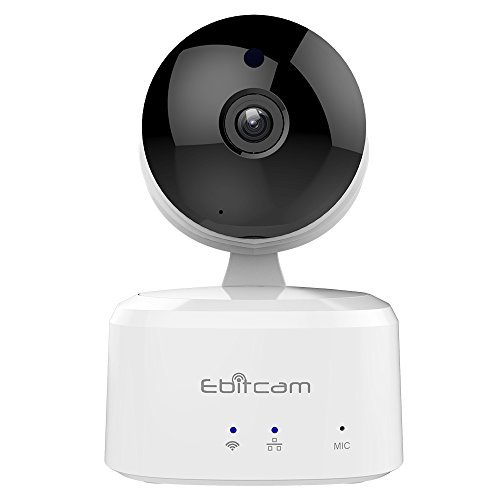 Price comparison product image Ebitcam 1080P Cloud Wifi Camera, Baby Monitor,  Smart Indoor Wireless IP Monitoring Camera with Pan / Tilt / Zoom,  Night Vision,  Motion Detection,  2-Way Audio,  Remote Real-time Monitoring