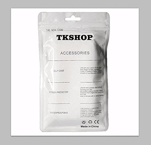 KSHOP Handytasche Hülle für iPhone 6 / iphone 6S 4.7″ mit Flüssigkeit – Hartschale Backcover Case Schutzhülle Cover Wasser mit Schneekugel Sterne glitzernd Bling Bling Transparent mit Muster Animation – Weißes Kleid Mädchen - 5