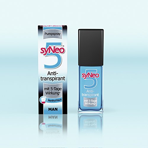 SyNeo 5 Man Deo Antitranspirant Spray (mit Menthol-Frische-Effekt), 30 ml - 3