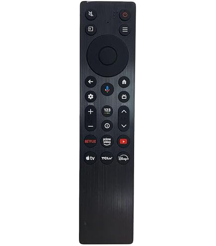 VINABTY Nouveau RC933A FMB1 Télécommande remplacée pour TCL Mini LED Smart TV RC933A 65C8K 75C89K Q8CX7 75Q8CX7 85Q8CX7 98Q8CX7 RC813A FMB1 W8U-RC933A Télécommande