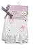 Lulujo Muslin Security Blankets (Pink Owls, 2-Piece)