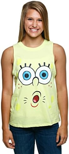 Womens SpongeBob SquarePants Sponge Face Tank Large