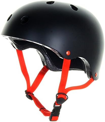 Skate Hut Essentials Helmet - Black/Red