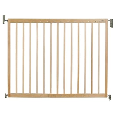 Munchkin Barrière de sécurité enfant MUNCHKIN pivotante manuelle bois, L.63.5 /106cm