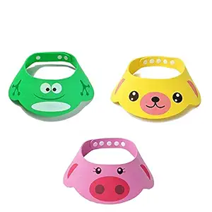 SYGA Bathing Shower Cap, Kids Bath Cap, Adjustable Baby Shower Caps - Cartoon Animal Style