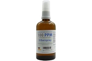 ‎NATUR TOTAL Kolloidales Silber Spray Hochrein, Silberspray 100 ml WICHTIG: 100 PPM hochdosiert für Mensch, Hund & Katze