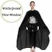 Produktbild 2 Stück Friseurumhang Barber Kleid Friseursalon Haarschneideumhang Friseursalon Cape für Haarschnitt Friseur Schürze Tuch Werkzeug Hairdresser Hair Salon Cape Haircut Apron ; 65 Zoll x 57 Zoll (Schwarz)