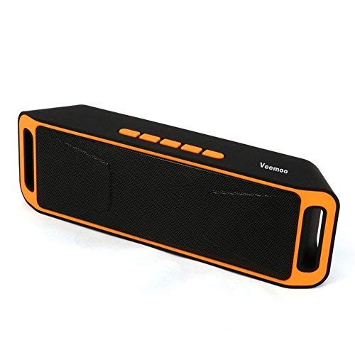 Veemoo Altavoz Est  reo Bluetooth Port  til Altavoces Con Radio FM Micr  fono Puerto USB AUX Para iPhone Android Smartphone Tablet PC Ordenador MicroSD U disco y Dispositivos Bluetooth de Audio