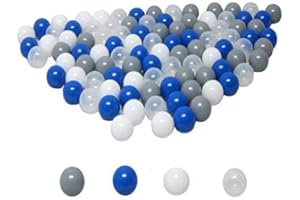 koenig-tom Balllebad24 – Lot de 100 balles de Piscine à balles de 6 cm pour Chambre d'enfant et Commerciale, balles en Plastique sans plastifiants Dangereux