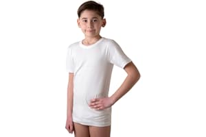 ZZZ ZZZ PETITE ABEILLE Made in Italy-3 Maglie/Canotte Intime Bambino 100% Cotone 3-14 Anni