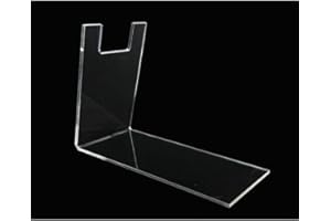 BBYPP 4 Piezas Estante de exhibición de acrílico Porta Pistola Soporte de Armas Estantería de Armas 18 * 14 * 8cm