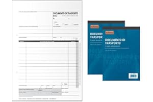 Blocco Documenti Di Trasporto A5 DDT 3 Copie Autoricalcanti 50 Moduli NikOffice