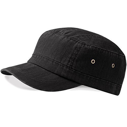 Beechfield Urban Army Cap, verschiedene Farben Vintage Schwarz
