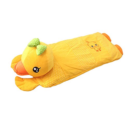 Baby's Buckwheat Hull Pillow with Cotton Pillow (1-3years) ( Duck )
