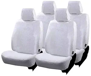 Speedwav White Cotton Towel Seat Covers for Hyundai Venue Seat Cover_32