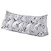 Produktbild MMLI-pillow Großes Dreieck Doppelbett Kissen Herausnehmbares Kissen Nachttisch Sofa Office Home KFZ Lendenwirbelsäule Rückenlehne Lesung Kissen, Grau, 100x23x50cm