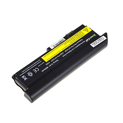 Green Cell® Extended Serie Laptop Akku für Lenovo ThinkPad X201 3712 (9 Zellen 6600mAh 10.8V Schwarz) - 4