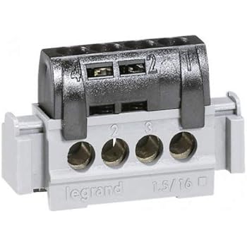 Morsettiera Terra Legrand LEG04832 - 8 Connessioni, 1,5-16mm, Verde, Per Impianti Elettrici - Foto 14