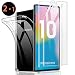 Produktbild SHINEZONE Schutzfolie Kompatibel für Samsung Galaxy Note 10[2 Stück+Hülle] Blasenfrei Vollständig Bedecken Unterstüzt Fingerabdruckerkennung Dislplazshutzfolie für Samsung Galaxy Note 10 Anti-Kratzen