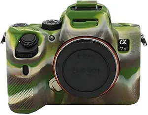 CAMROLITE Silicone Case, Camera Housing Shell Case Protective Cover, Compatible with Sony A7R IV ILCE-7RM4 Cameras, Army Green