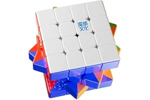 Bukefuno MoYu AoSu V7 3-Track Premium UV 4x4 Magic Cube Magnetico Moyu AoSu WRM Ball Core V7 Puzzle 4x4 TripleTrack UV Magic Cloth 160 Magneti, Velocità del cubo senza adesivo