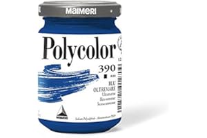 MEMOTAK Maimeri Polycolor Vasetto 140 ml. (Blu Oltremare)